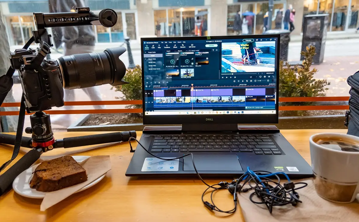 Video editing, videographer, vlogger — illustrating Browser-Based Video AI