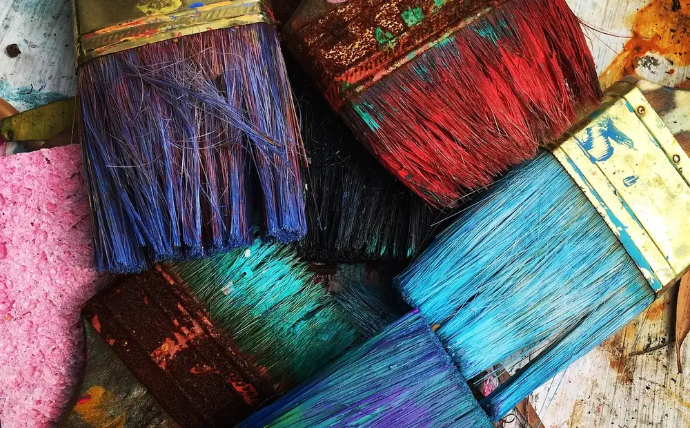 Art, brushes, colorful — illustrating 11 Free Color Tools for Designers (2026)