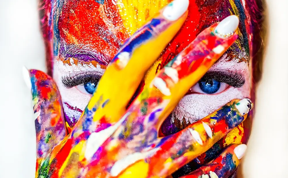 Paint, makeup, girl โ illustrating How to Check Color Contrast for WCAG Compliance