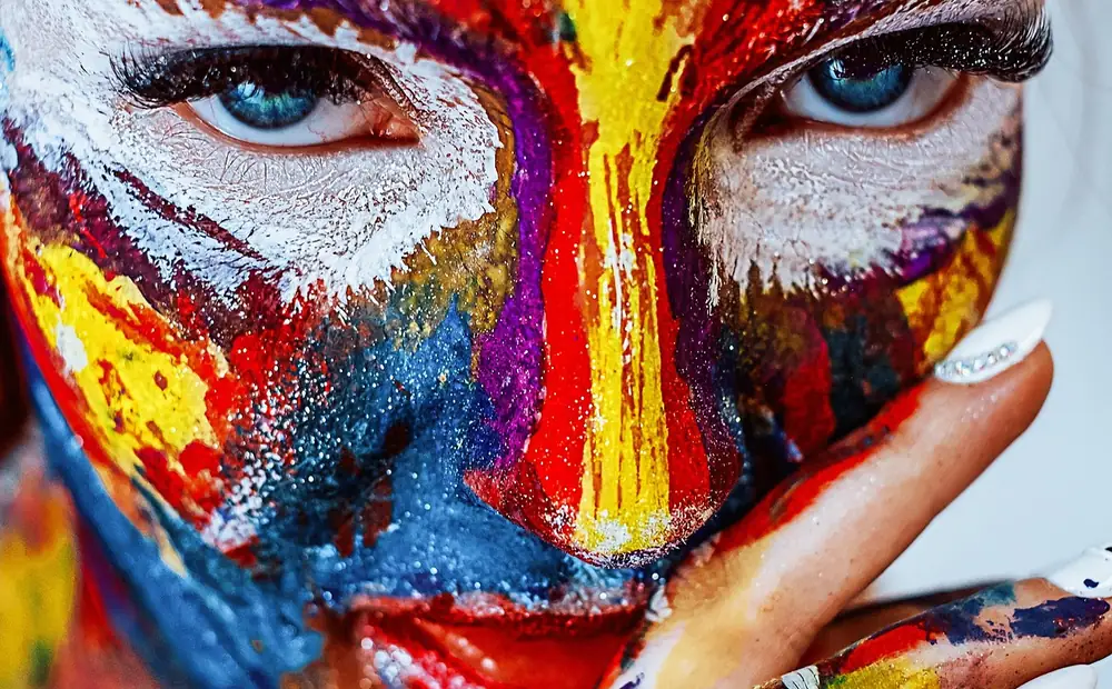 Paint, makeup, girl — illustrating How to Create a Dark Mode Color Palette (2026)