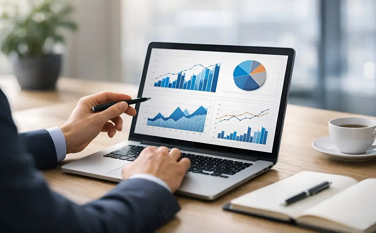 Data, analysis, business — illustrating How to Do Keyword Research for Content Strategy (2026)