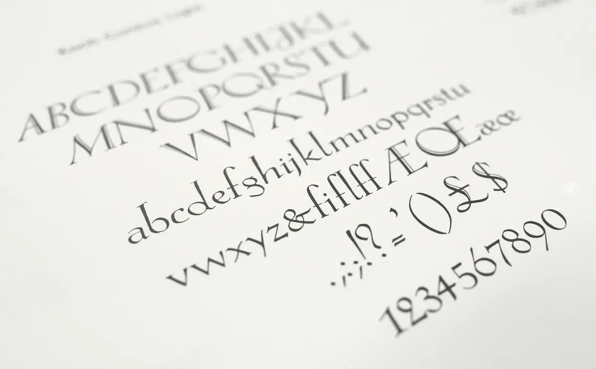 Letter, character, alphabet — illustrating CSS font-display