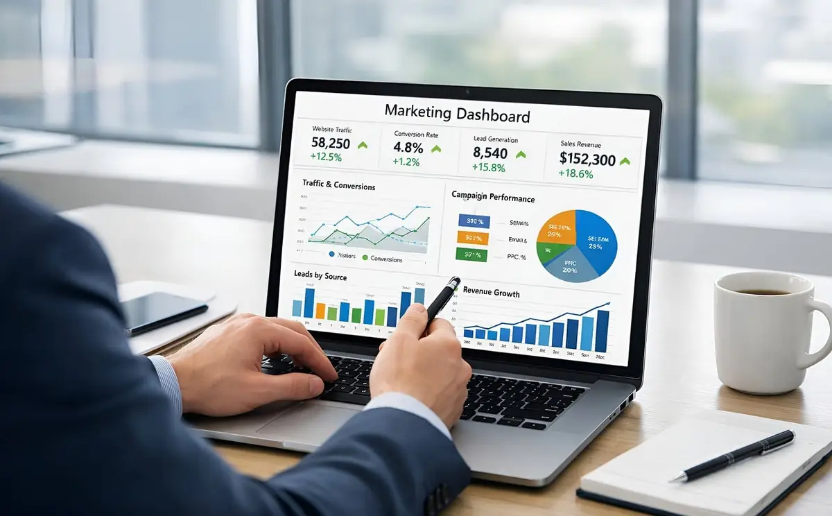 Business, professional, marketing β illustrating How to Write Title Tags for SEO (2026)