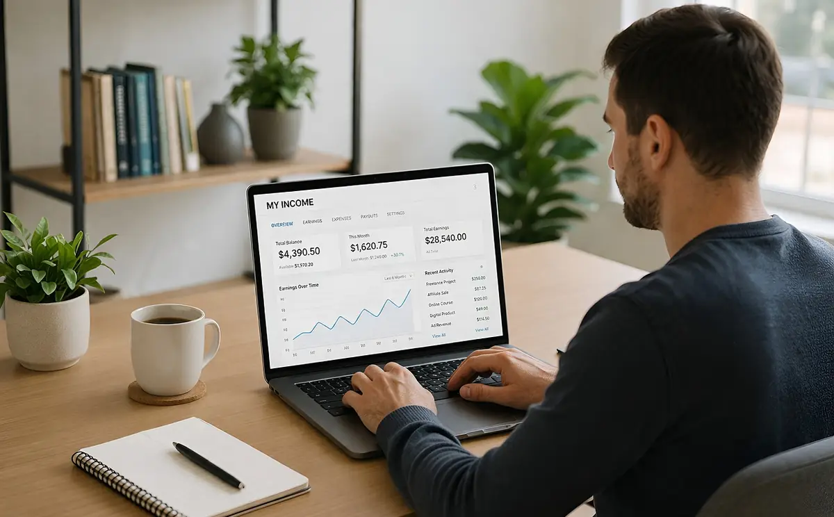 Home office, laptop, natural light — illustrating Meta Tags & SEO Preview